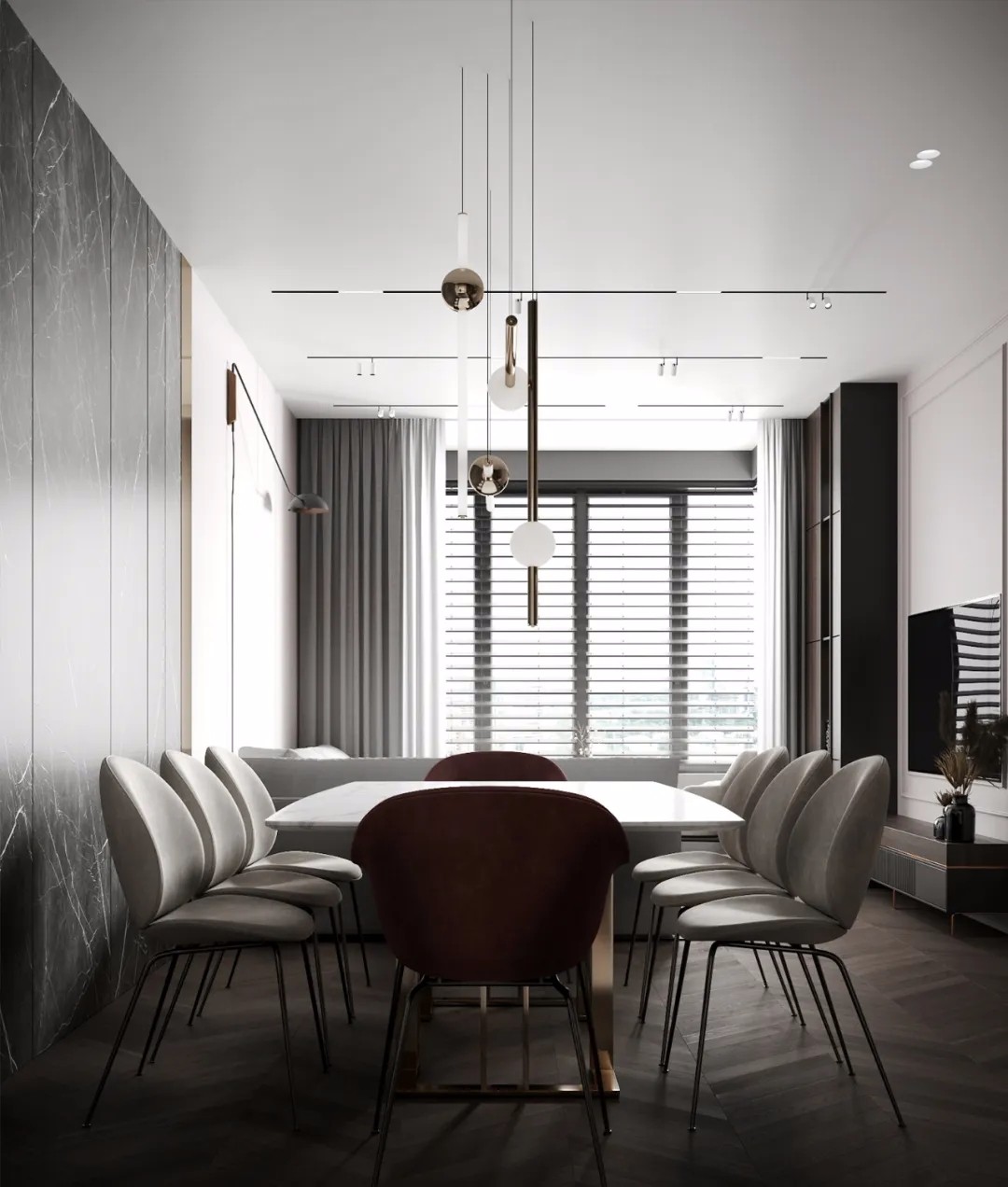 裝修案例現代風格室內裝修效果圖-餐廳 裝修案例現代風格室內裝修效果圖-餐廳