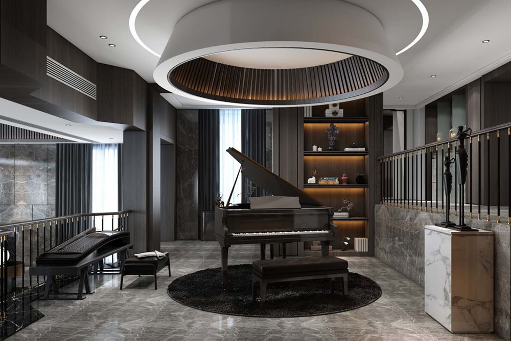 衢州市東苑小區(常山)輕奢風格別墅裝修案例