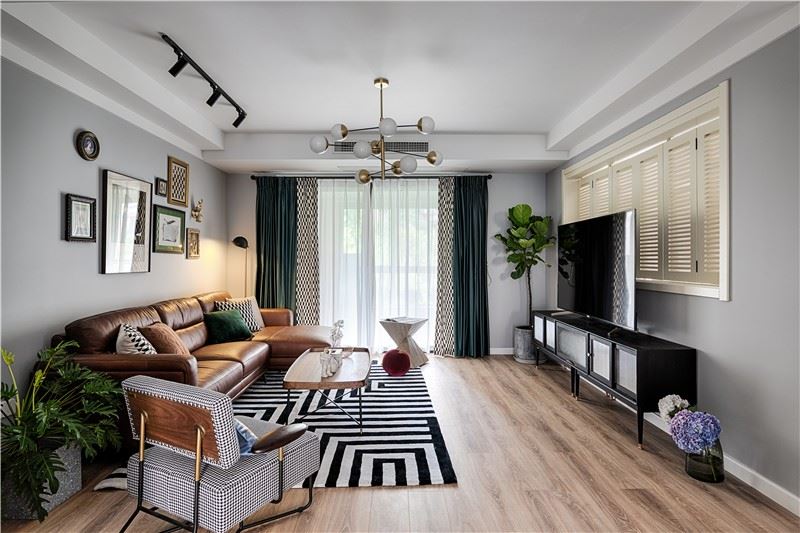 惠州市惠陽雅居樂花園北歐風格三居室裝修案例