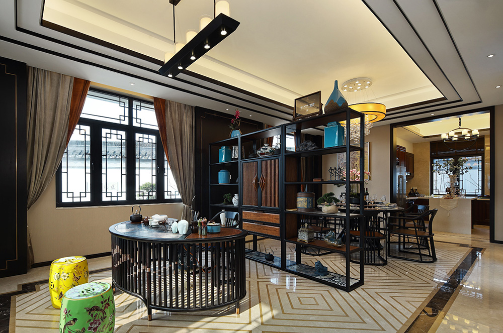 新中式風(fēng)格別墅裝修設(shè)計(jì)效果圖-碧桂園海景苑別墅568平米-別墅裝修設(shè)計(jì)餐廳 新中式風(fēng)格別墅裝修設(shè)計(jì)效果圖-碧桂園海景苑別墅568平米-別墅裝修設(shè)計(jì)餐廳
