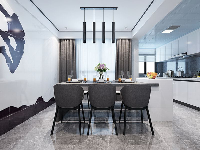 楚雄彝族自治州錦繡苑現代簡約風格三居室裝修案例