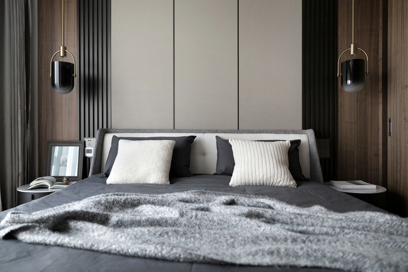 裝修案例現代簡約風格室內裝修效果圖-臥室 裝修案例現代簡約風格室內裝修效果圖-臥室