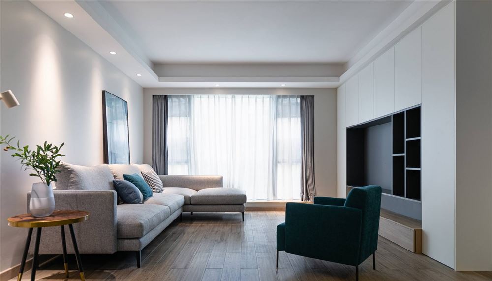 深圳市和成金竹家園現代簡約風格三居室裝修案例