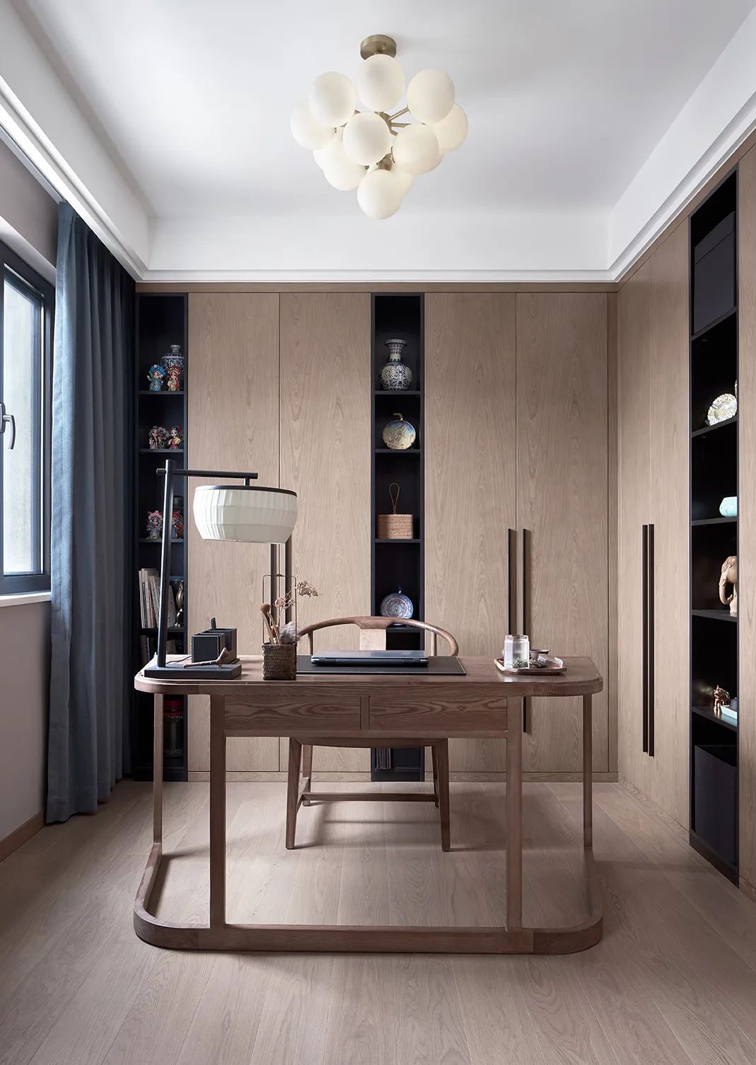 新中式風格室內(nèi)設(shè)計家裝案例-書房 新中式風格室內(nèi)設(shè)計家裝案例-書房