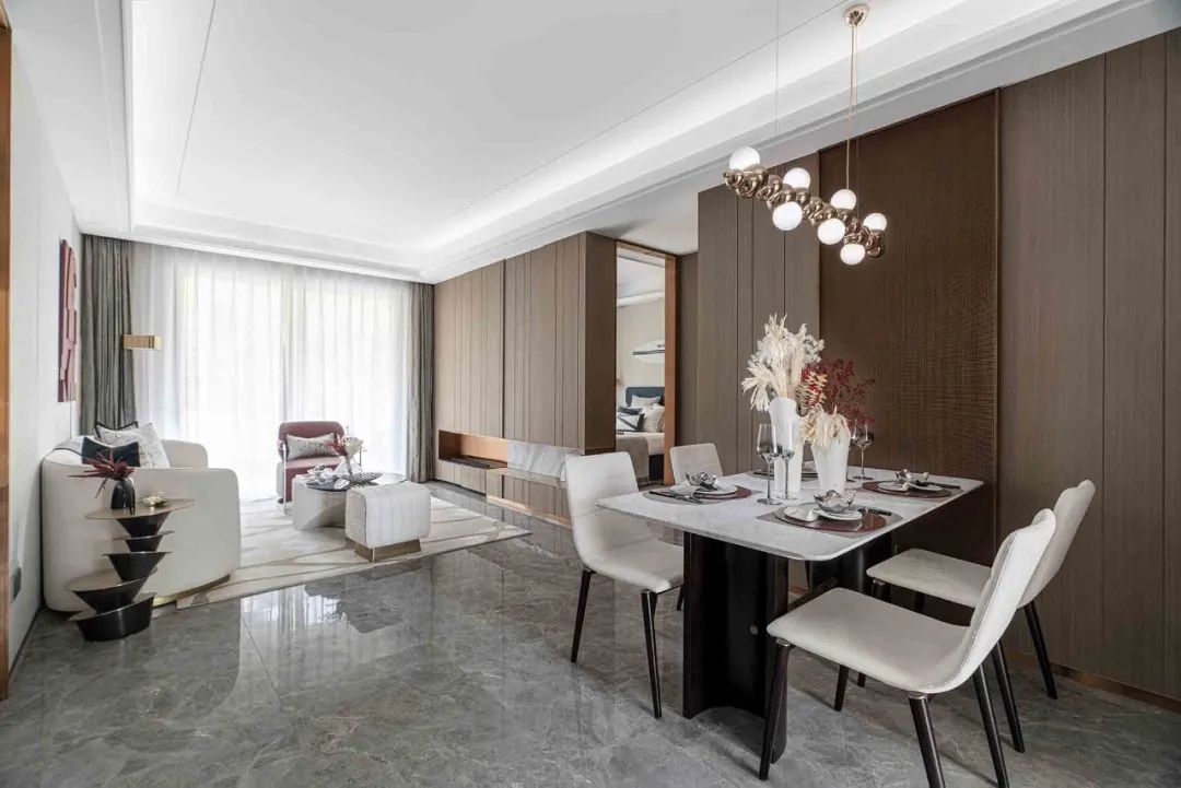 現代簡約風格室內設計家裝案例-客餐廳 現代簡約風格室內設計家裝案例-客餐廳