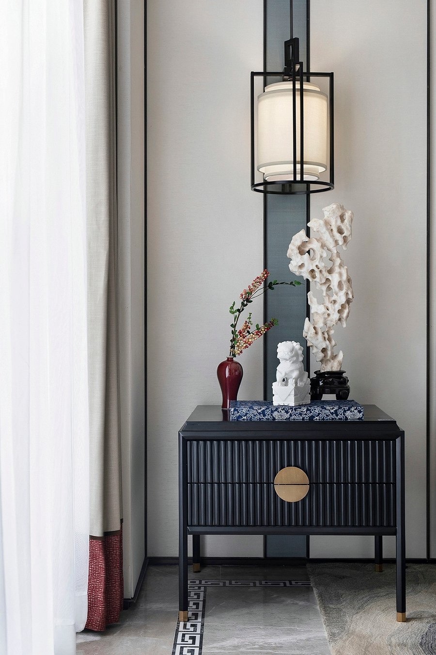 新中式風(fēng)格室內(nèi)設(shè)計(jì)家裝案例-客廳邊柜 新中式風(fēng)格室內(nèi)設(shè)計(jì)家裝案例-客廳邊柜