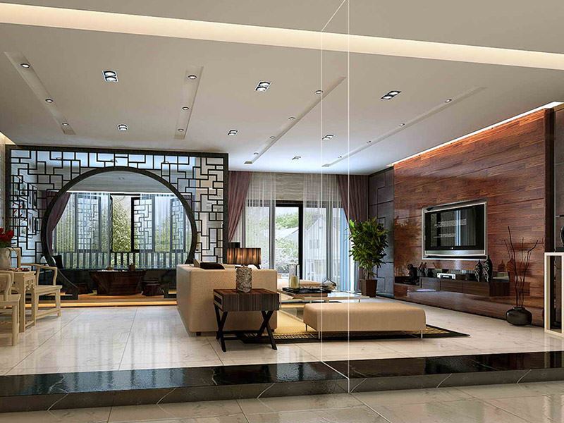 佛山市高明碧桂園·花城薈新中式風格別墅裝修案例