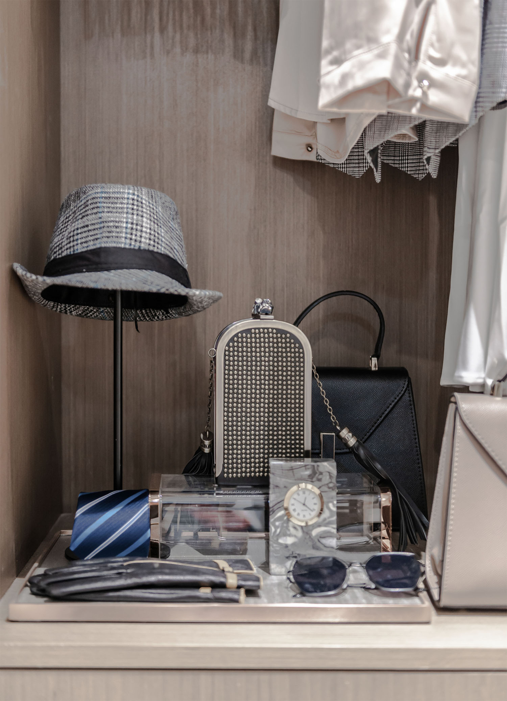 新中式風格室內設計家裝案例-臥室衣柜 新中式風格室內設計家裝案例-臥室衣柜