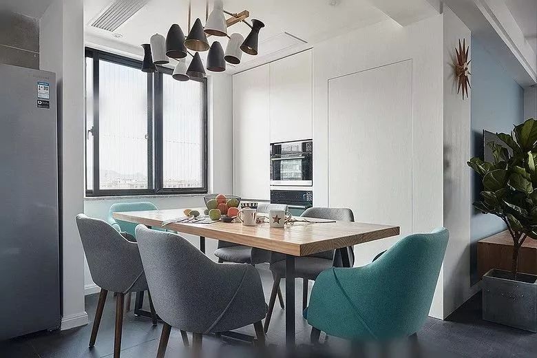 北歐風格家裝設計室內裝修效果圖-餐廳 北歐風格家裝設計室內裝修效果圖-餐廳