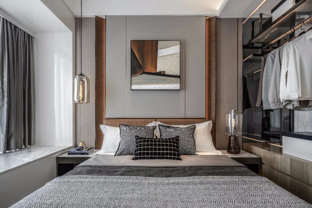 現(xiàn)代簡約風(fēng)格室內(nèi)設(shè)計家裝案例-臥室 現(xiàn)代簡約風(fēng)格室內(nèi)設(shè)計家裝案例-臥室