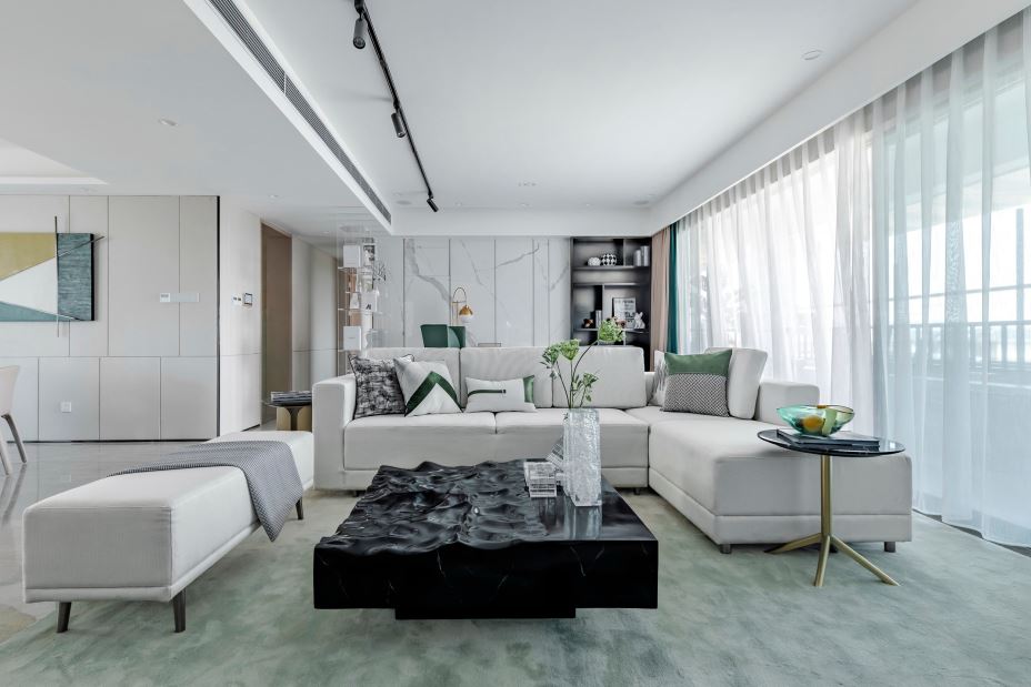 江門市星海灣華庭輕奢風格四居室裝修案例