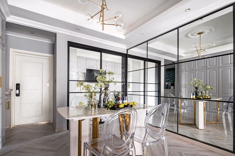 江門市新會碧桂園歐式風格三居室裝修案例