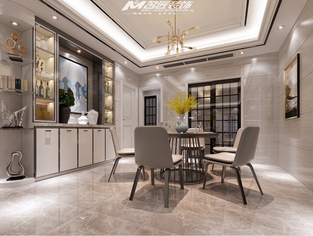 日照市舒斯貝爾新天地現(xiàn)代簡約風(fēng)格五居室裝修案例