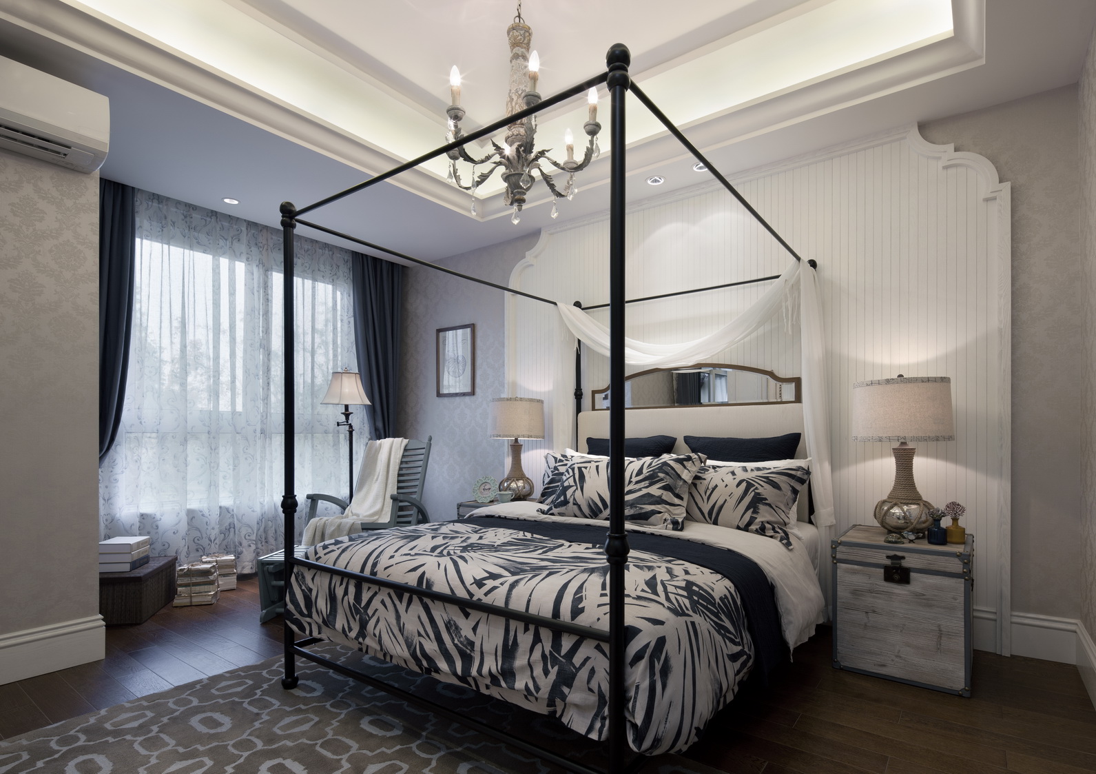 裝修案例地中海風格室內(nèi)裝修效果圖-臥室 裝修案例地中海風格室內(nèi)裝修效果圖-臥室