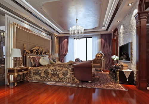 嘉興市海鹽碧桂園歐式風格復式裝修案例
