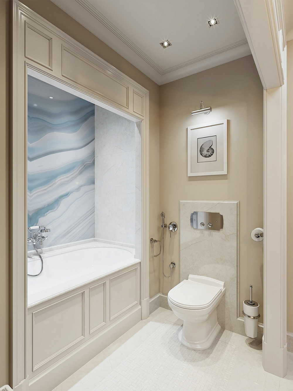 田園輕奢風(fēng)格室內(nèi)裝修效果圖-碧桂園新仕界四居180平米-衛(wèi)生間 田園輕奢風(fēng)格室內(nèi)裝修效果圖-碧桂園新仕界四居180平米-衛(wèi)生間