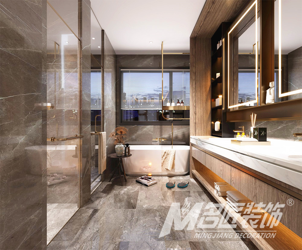 別墅大宅裝修設(shè)計(jì)-主臥衛(wèi)生間 別墅大宅裝修設(shè)計(jì)-主臥衛(wèi)生間