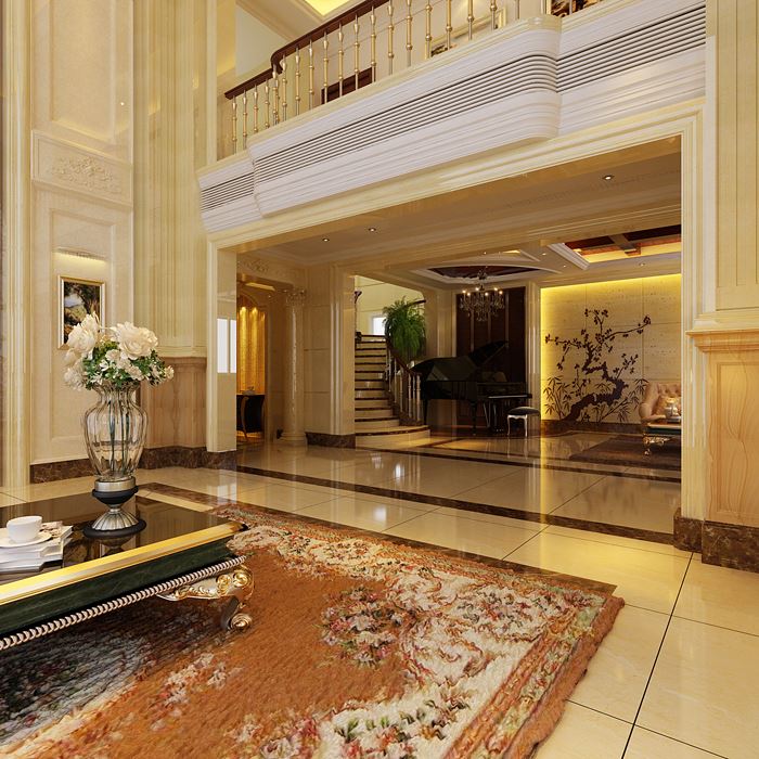 佛山市金地·中南·新城大境歐式風格別墅裝修案例