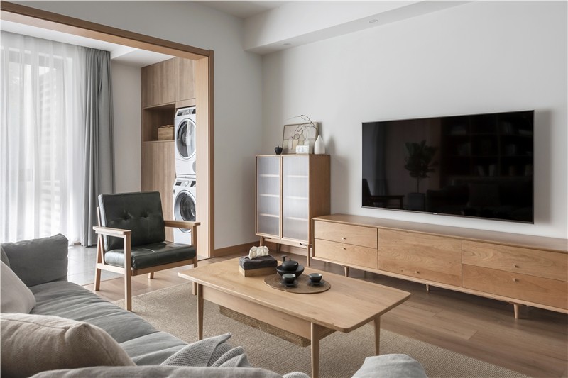 裝修案例北歐原木風格室內裝修效果圖-客廳 裝修案例北歐原木風格室內裝修效果圖-客廳