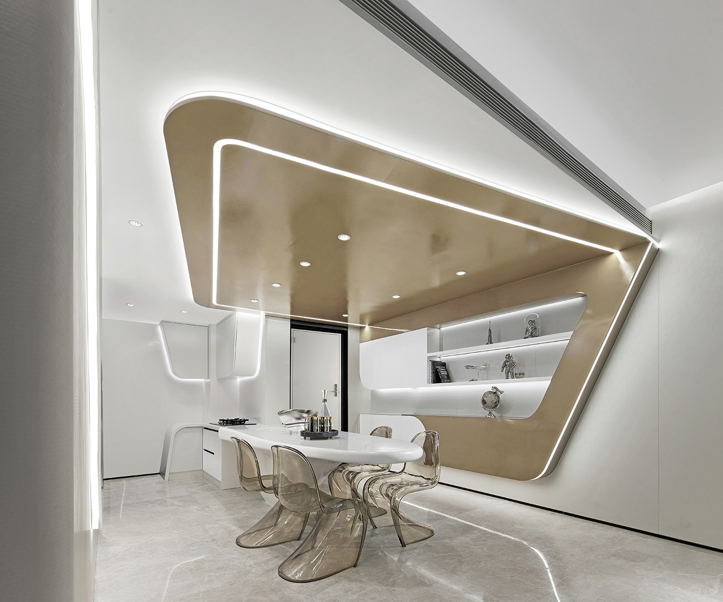 現代簡約風格室內設計家裝案例-餐廳 現代簡約風格室內設計家裝案例-餐廳