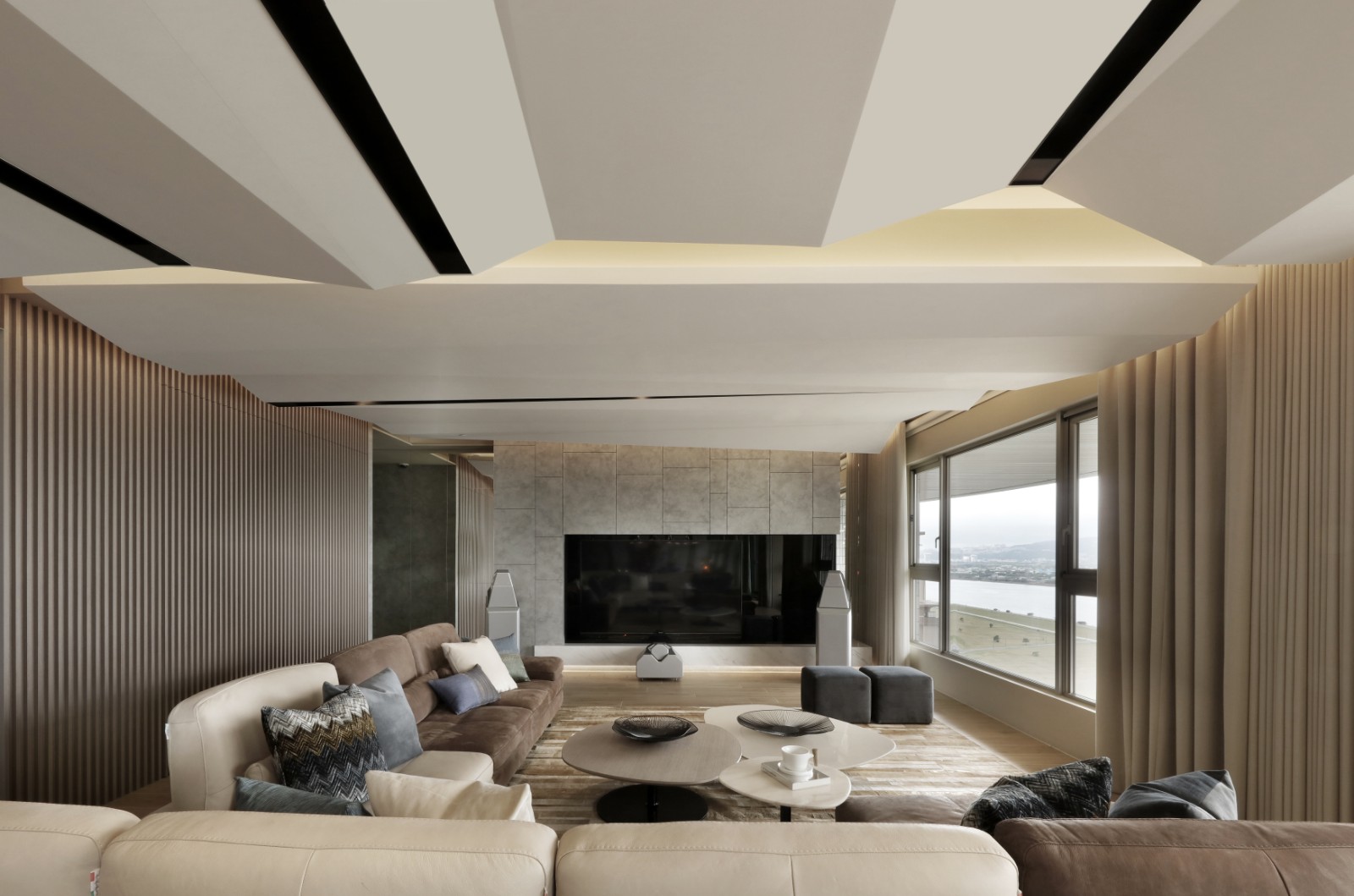 裝修案例現(xiàn)代奢華風格室內裝修效果圖-客廳 裝修案例現(xiàn)代奢華風格室內裝修效果圖-客廳