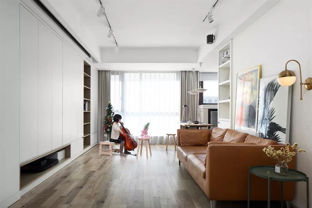 廣州市海川繁華里北歐風(fēng)格三居室裝修案例