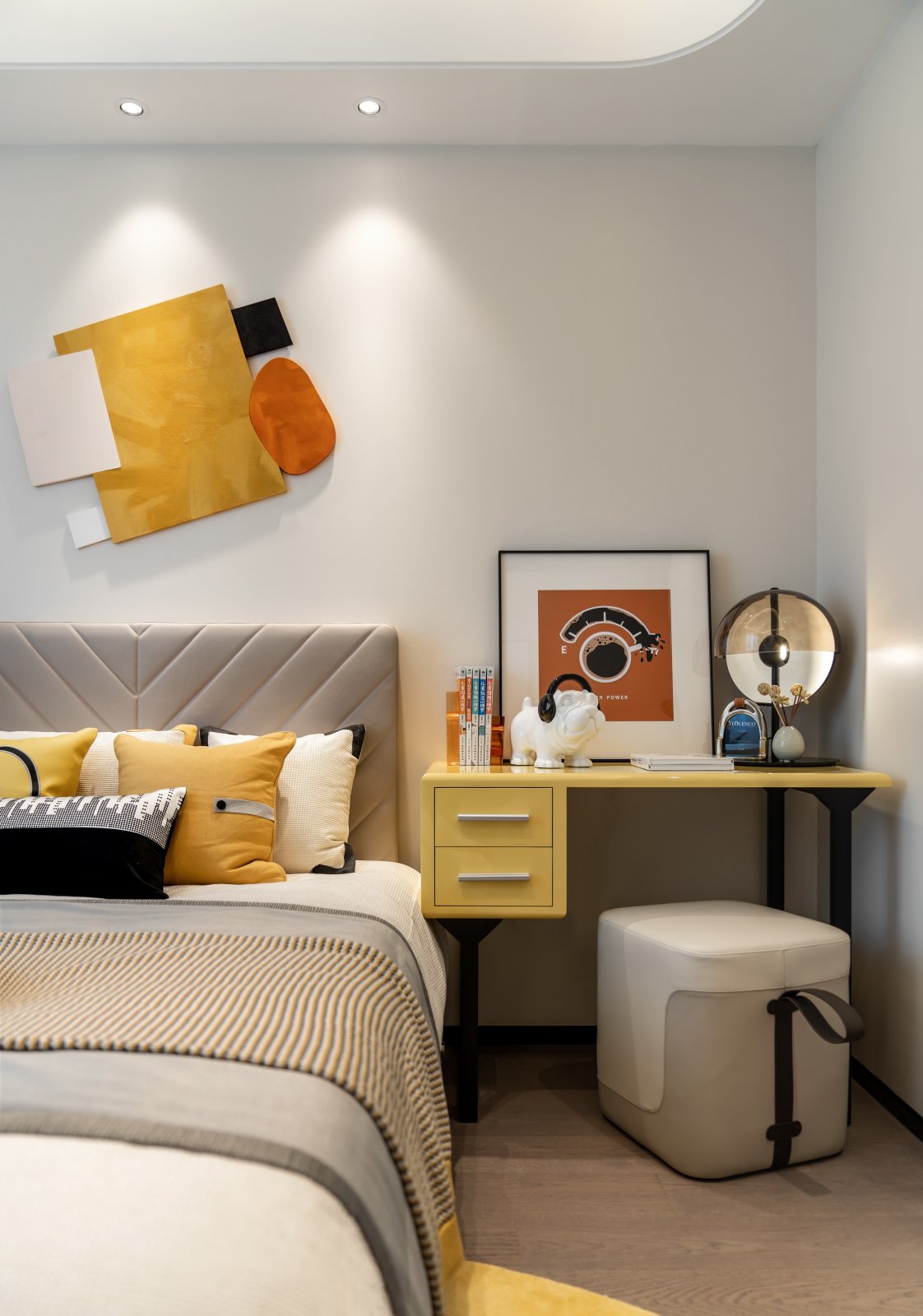 輕奢風格室內設計家裝案例-臥室 輕奢風格室內設計家裝案例-臥室