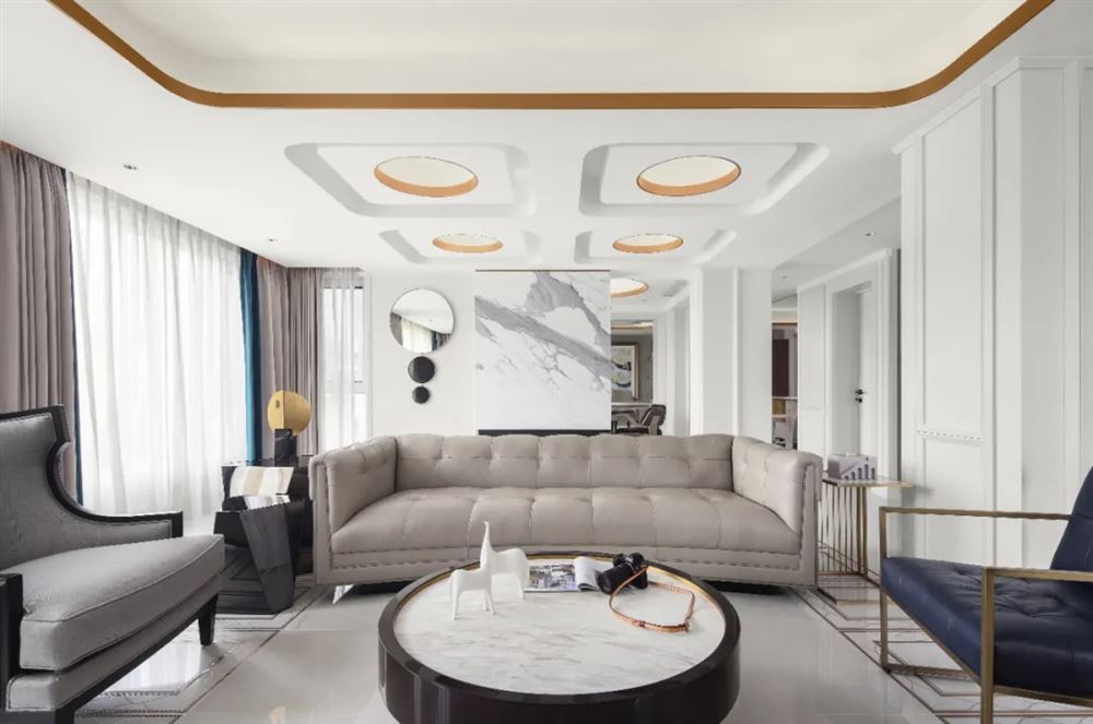 湛江市萬洲花園輕奢風格復式裝修案例