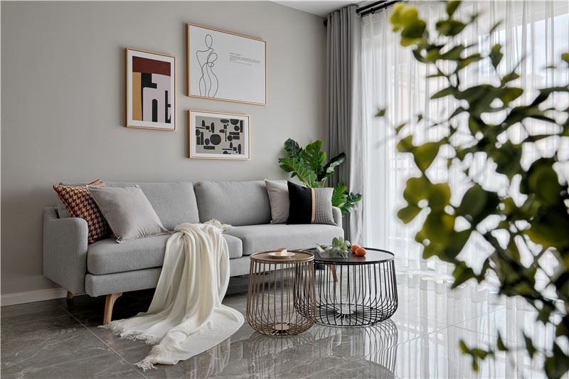 江門市長福街住宅樓北歐風格三居室裝修案例