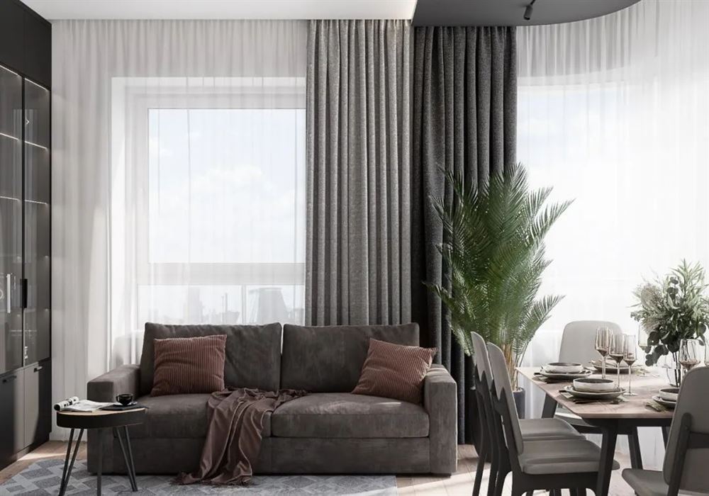 廣州市越秀星匯海珠灣輕奢風格三居室裝修案例