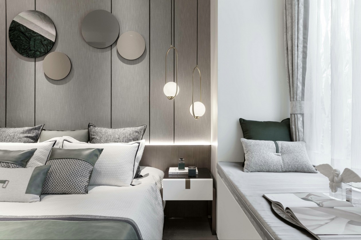 現(xiàn)代輕奢風格室內(nèi)設計家裝案例-臥室 現(xiàn)代輕奢風格室內(nèi)設計家裝案例-臥室