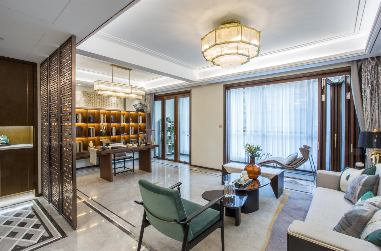 新中式風格室內設計家裝案例-客廳 新中式風格室內設計家裝案例-客廳