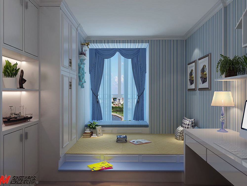 碧桂園嶺南盛世三居135平米地中海風(fēng)格裝修案例-客臥 碧桂園嶺南盛世三居135平米地中海風(fēng)格裝修案例-客臥