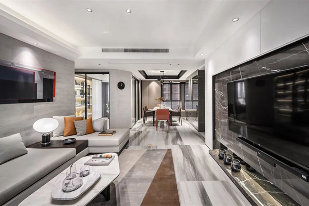 廣州市碧桂園星薈現代簡約風格三居室裝修案例