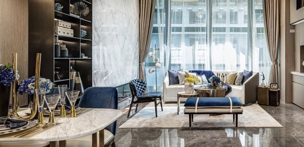 廣州101-200平米輕奢風(fēng)格恒大中央廣場室內(nèi)裝修設(shè)計(jì)案例