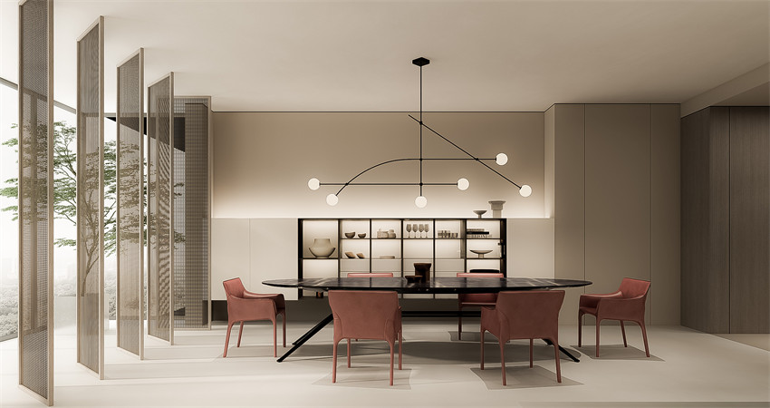 廣州市汾水小區現代簡約風格三居室裝修案例