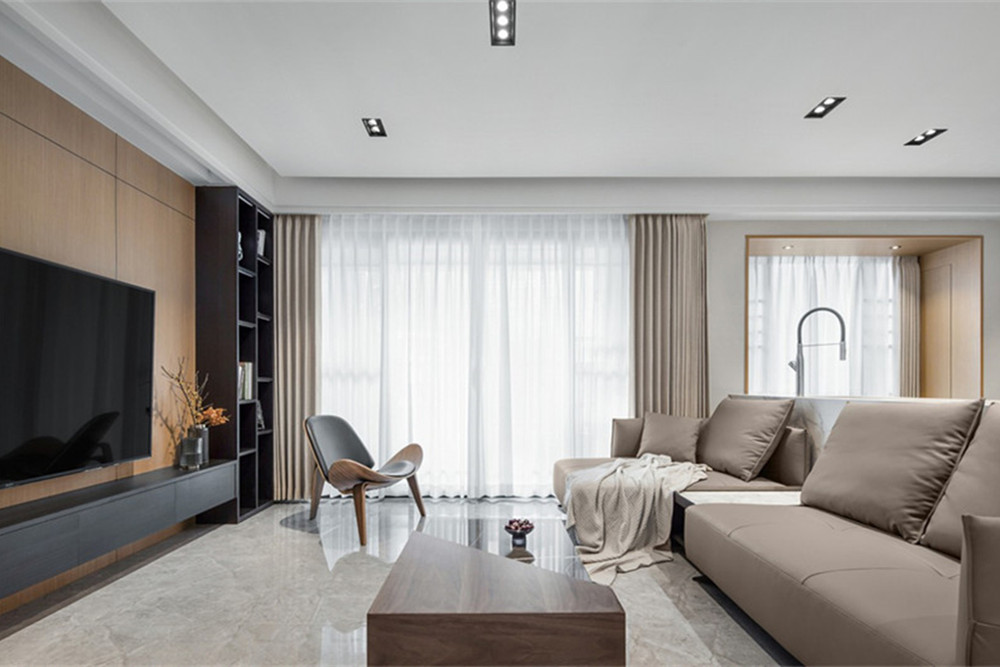 廣州市宇晴軒輕奢風格三居室裝修案例