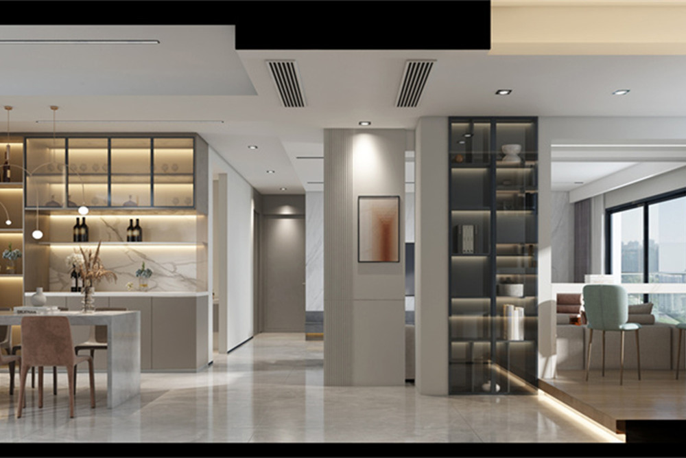 廣州市大城云山現(xiàn)代簡約風(fēng)格三居室裝修案例