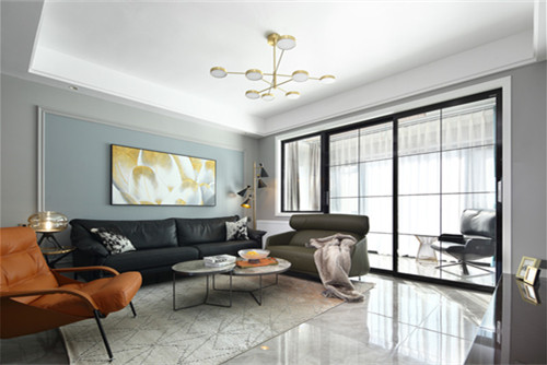 德陽市萬興 一品現代簡約風格三居室裝修案例