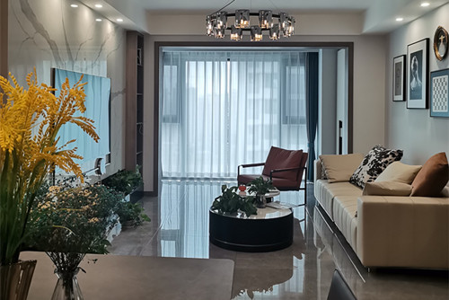 德陽市萬興 一品現代簡約風格三居室裝修案例