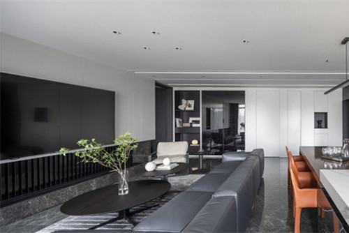 德陽市濱江陽光現(xiàn)代簡約風格三居室裝修案例