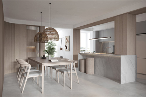 德陽市香港花園現代簡約風格三居室裝修案例