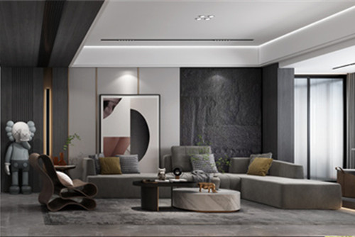 潮州市大豐園現(xiàn)代簡約風格三居室裝修案例