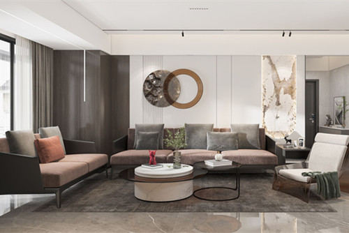 潮州市海關(guān)宿舍現(xiàn)代簡約風(fēng)格三居室裝修案例