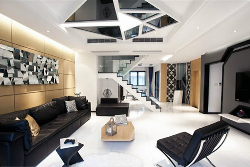 陽江市正德玥瓏灣現代簡約風格三居室裝修案例