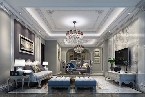 ?？?01-300平米歐式風格海長流家裝設計案例