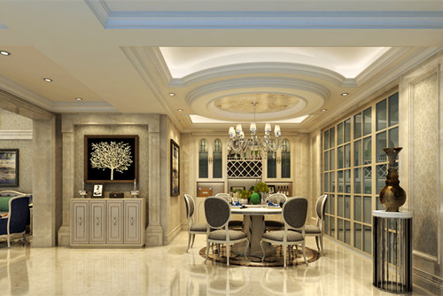 ?？?01-300平米歐式風格國際名城家裝設計案例