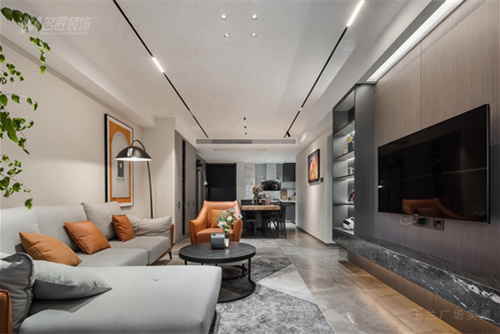 常州市星河丹堤城央印現(xiàn)代簡約風(fēng)格三居室裝修案例