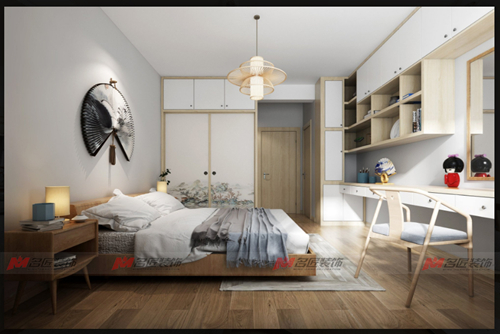 泉州市中駿悅景府日式風格三居室裝修案例