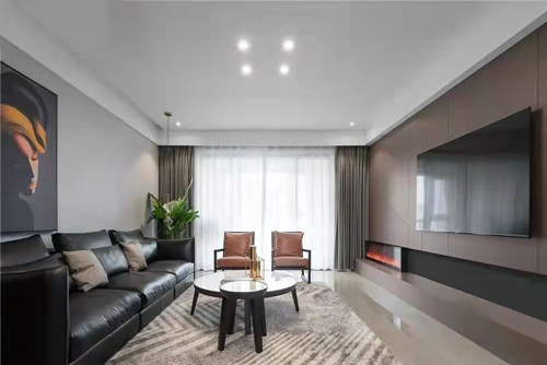 云浮市碧桂園城市花園現代簡約風格三居室裝修案例